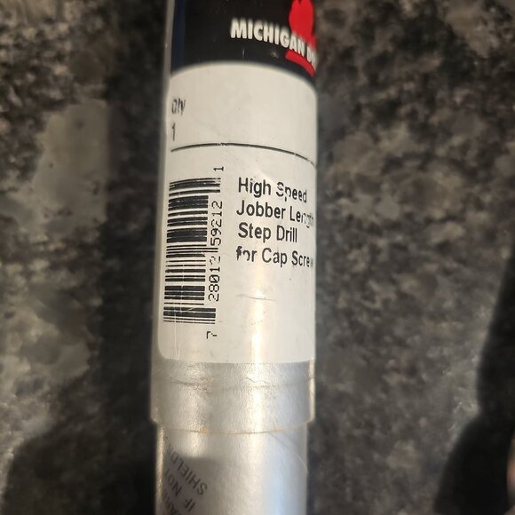1/2 HSS JOBBER STEP Drill - For Cap Screw - Picture 2 of 6